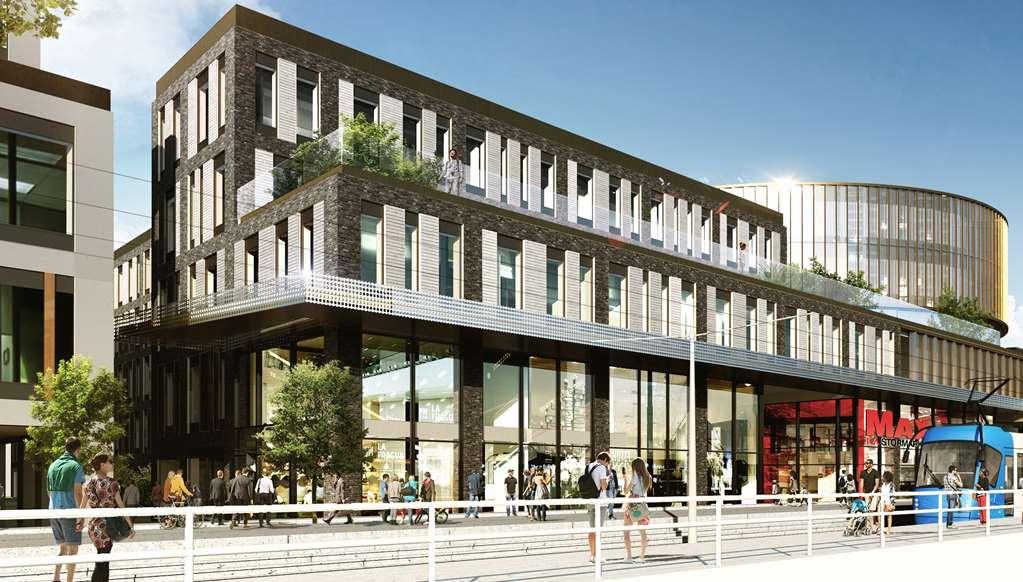 Biz Apartment Bromma Stockholm Buitenkant foto The proposed new station building